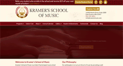 Desktop Screenshot of kramersmusic.com